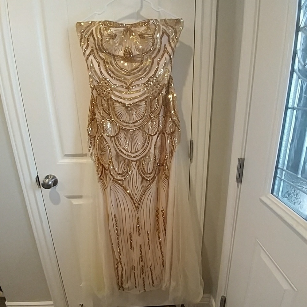 Formal sequined dress
